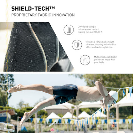 Rival FINIS shield tech fabric for race suits