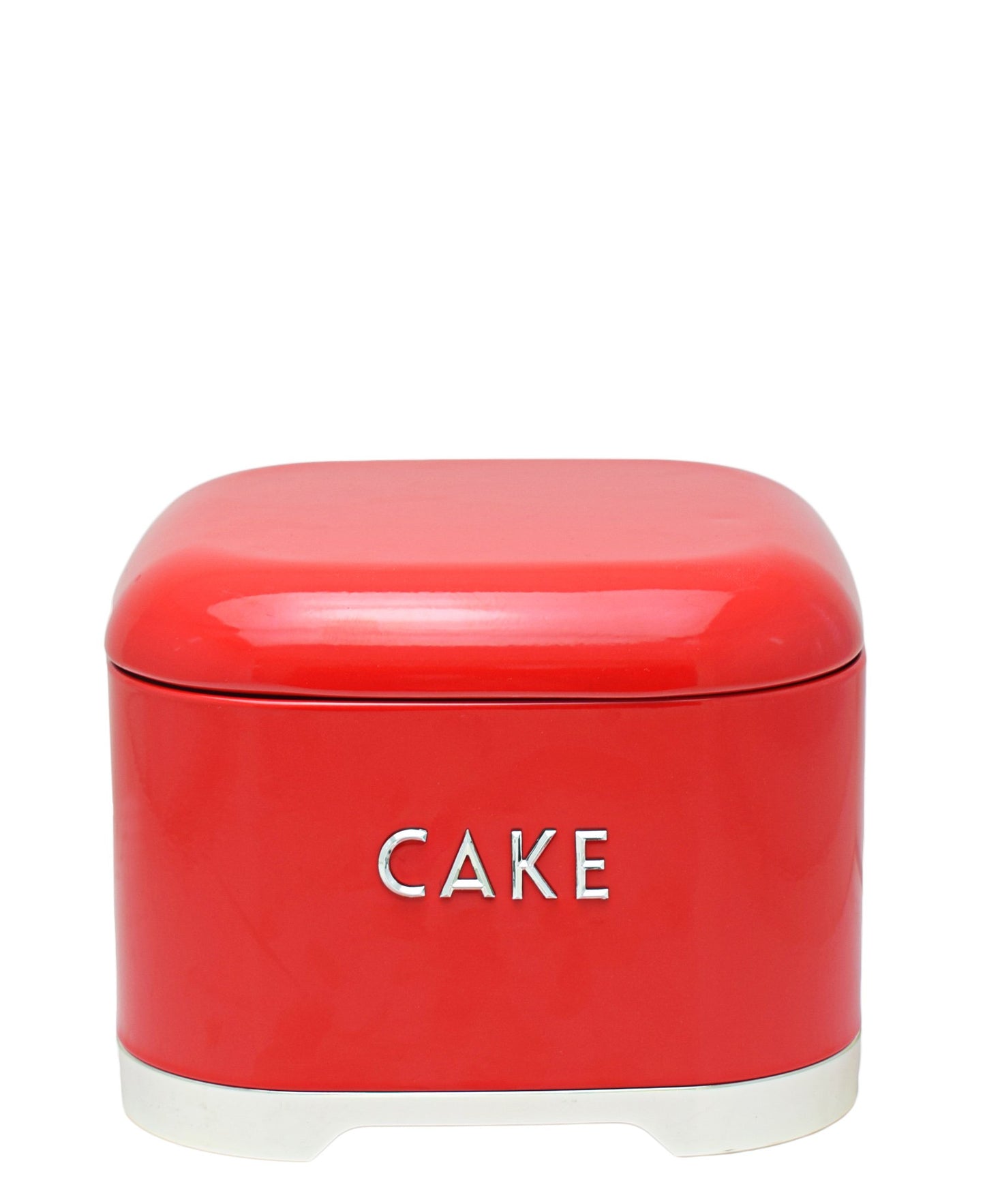 Retro Cake Tin - Red