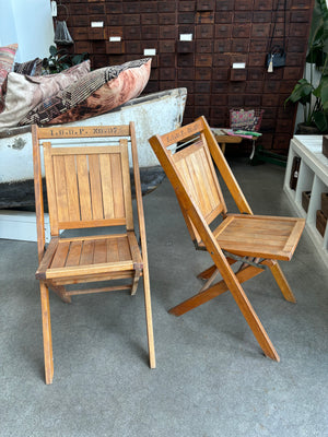 1920's Folding Chairs - Stripe Design Group