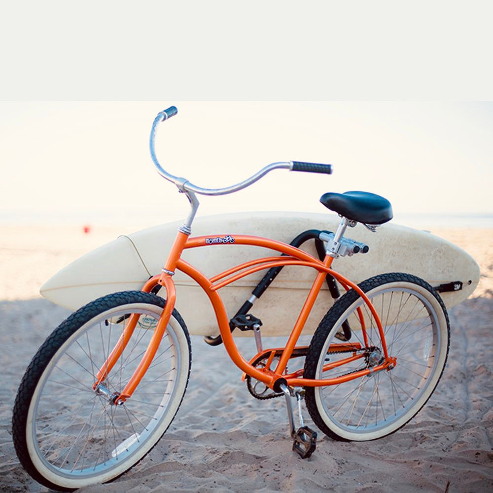 electric bike with surfboard rack