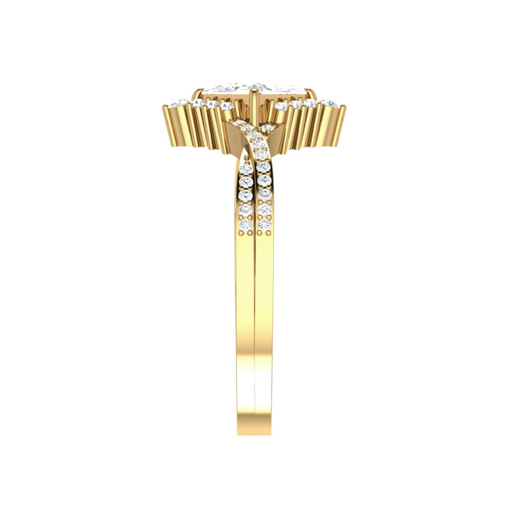 Skylar Halo Diamond Engagement Ring Setting
