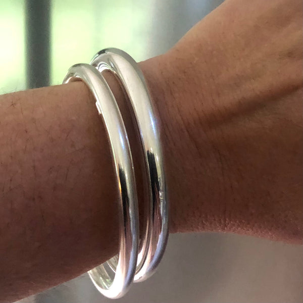 Sterling Silver Bangle Bracelets