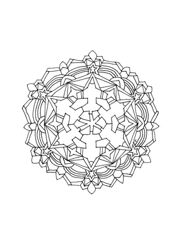 Color-in Mandala Meditations from Yen Ha