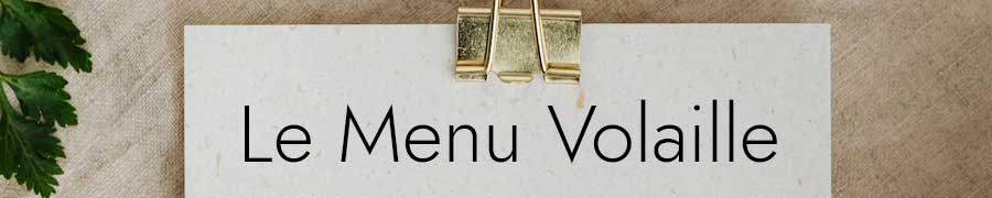 Le Menu Volaille : Magret de canard fourré au foie gras et petits légumes