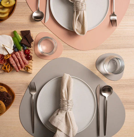 grey placemats