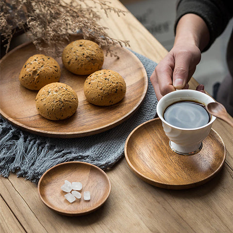 Walnut Wood Plates