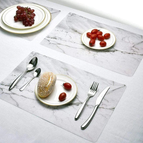 white placemats