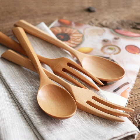 Beech Wood Cutlery