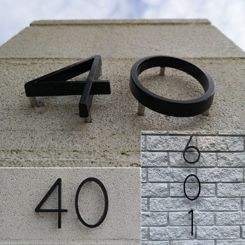 Floating Outdoor House Numbers