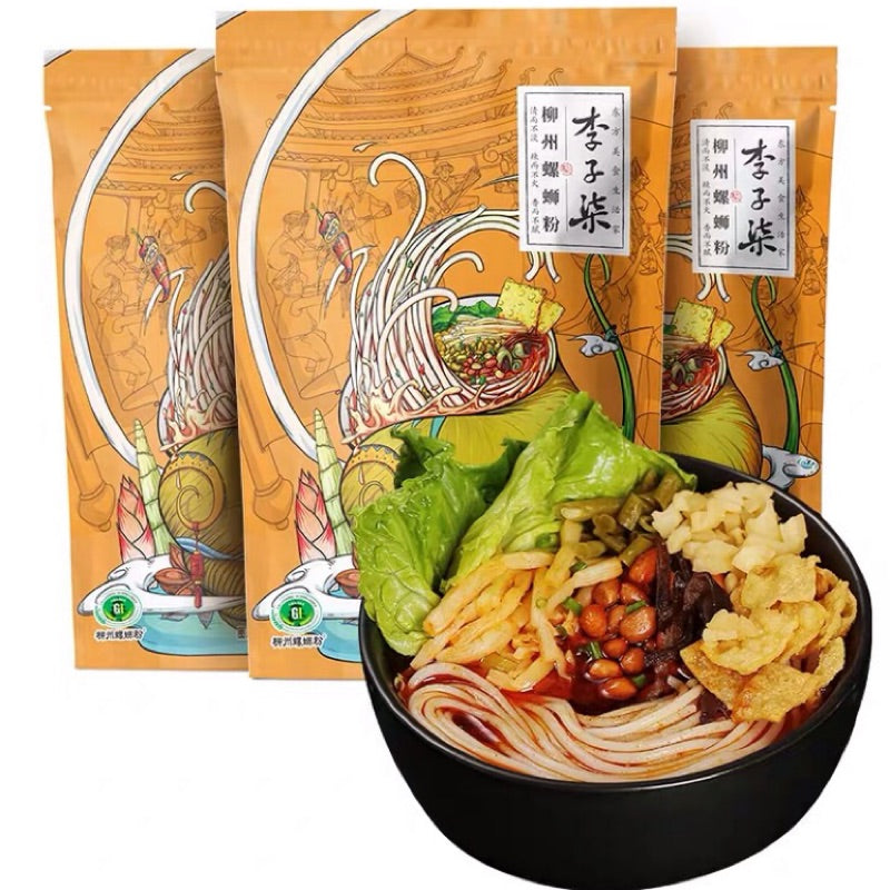 公式ショップ 李子七 螺師粉 柳州螺師粉 335g 米粉 中華食品 インスタントラーメン 中華物産 リー ズーチー