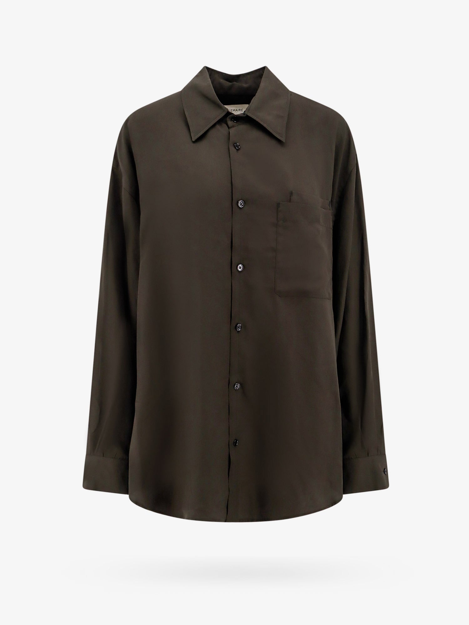 Shop Lemaire Shirt In Brown