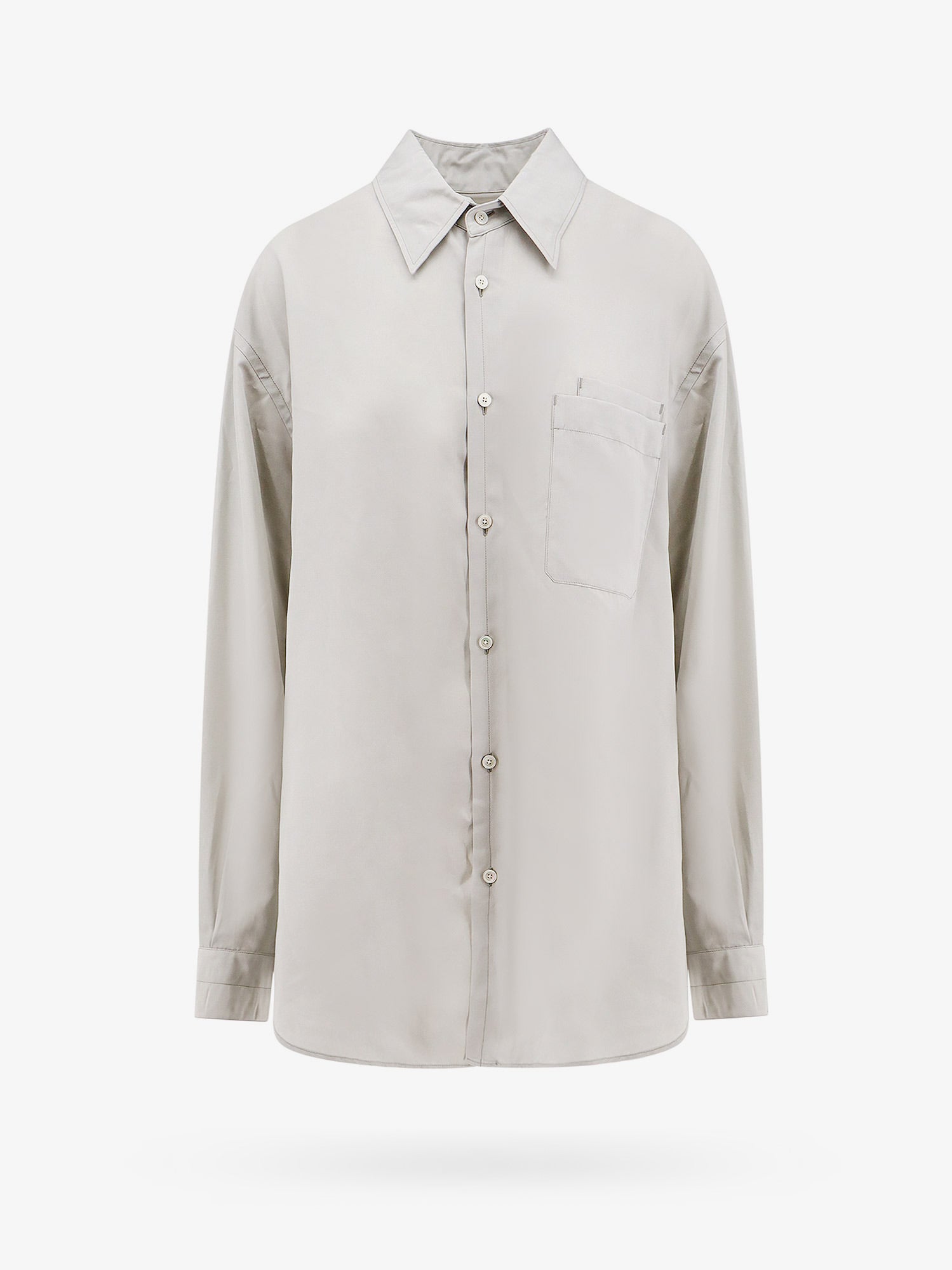 Shop Lemaire Shirt In Grey