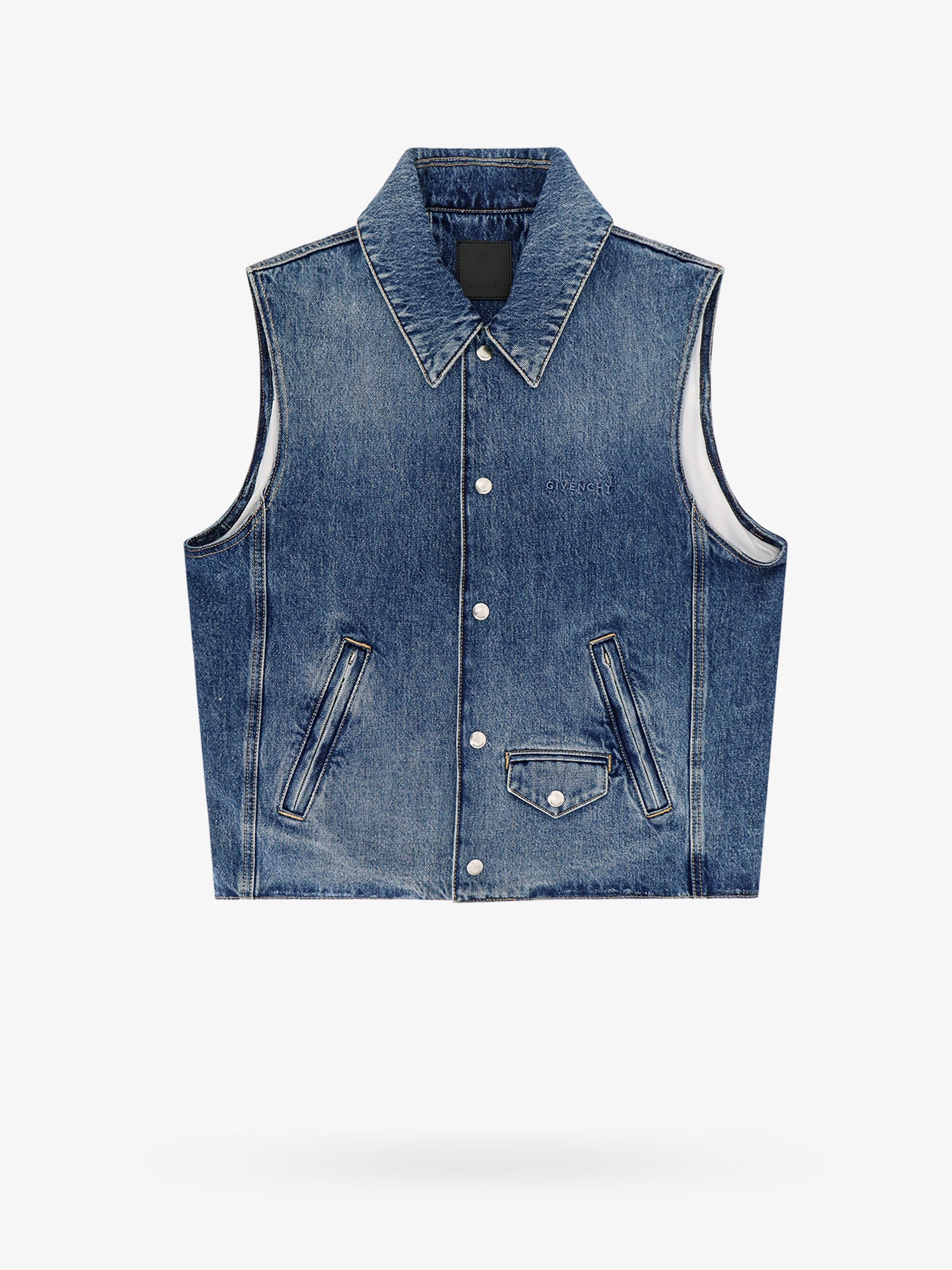 Shop Givenchy Jacket In Blue