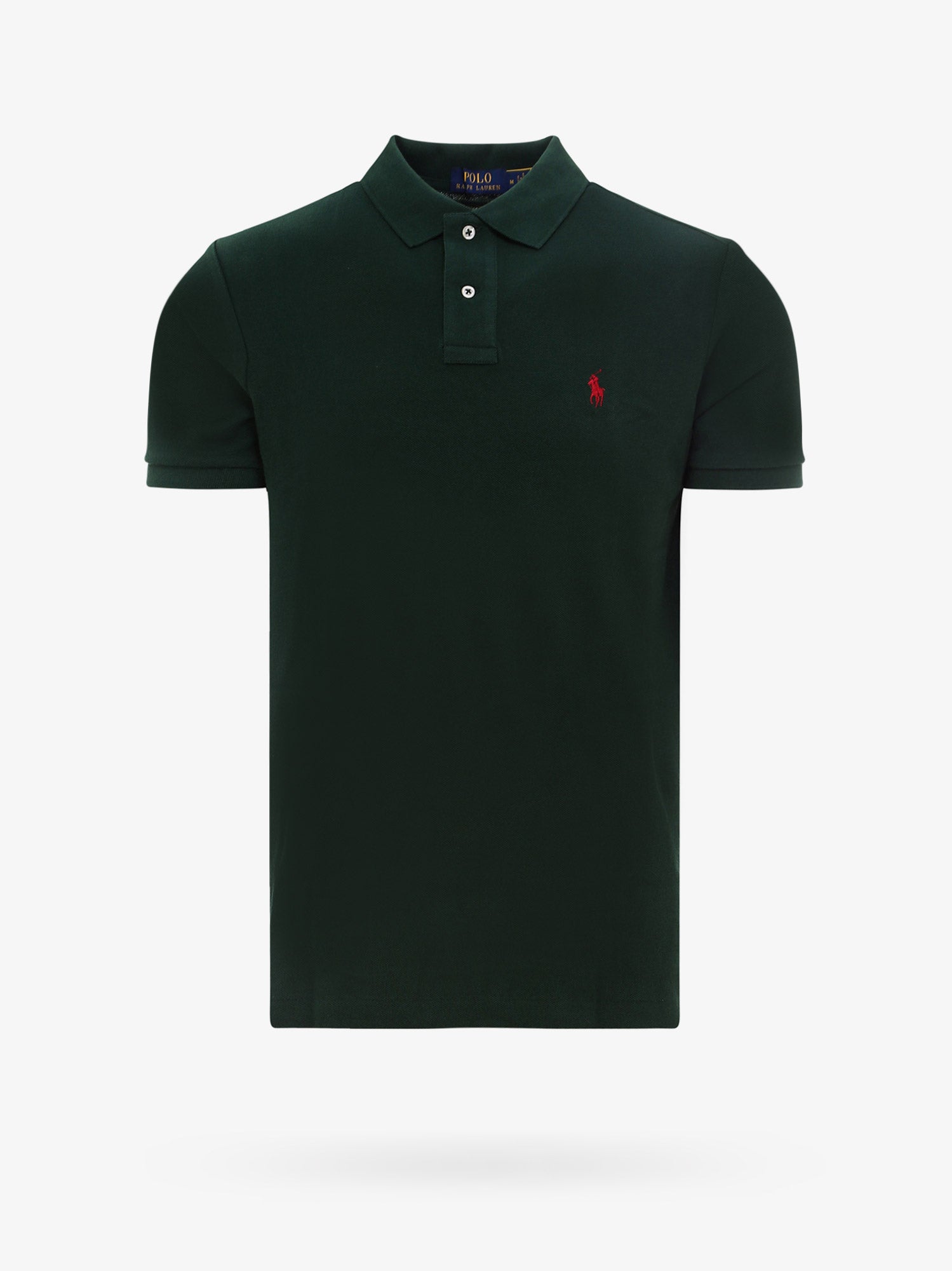 Polo Ralph Lauren Polo Shirti In Dark Green Cotton In Verde