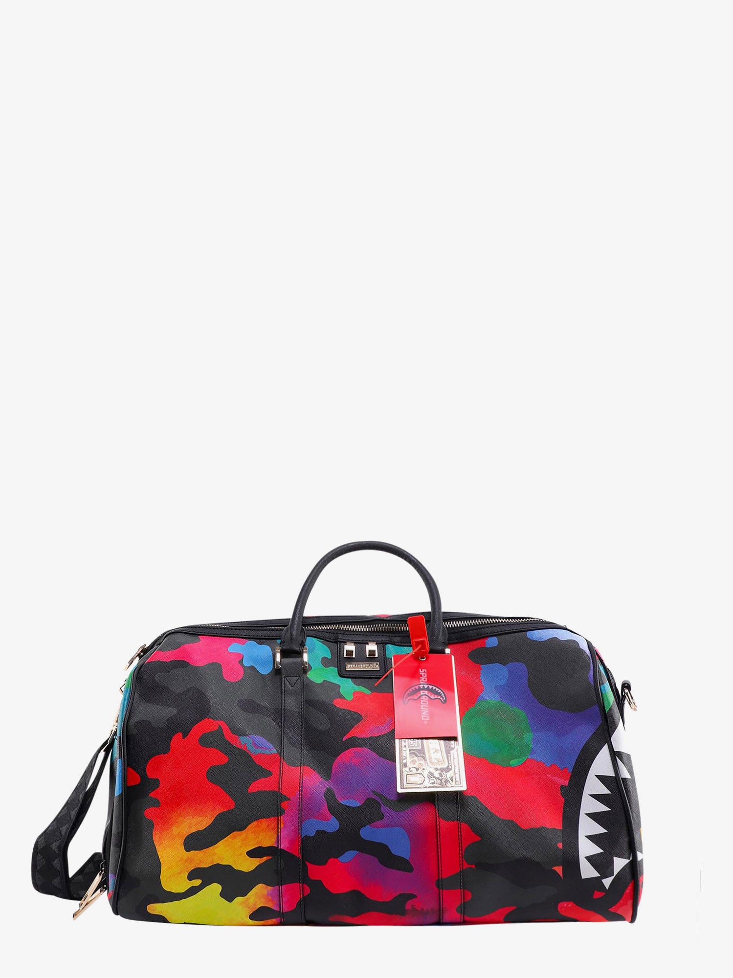 CAMO MONEY SHARK DUFFLE