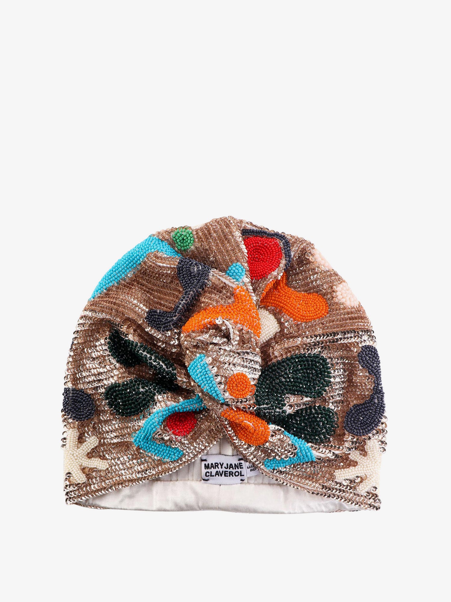 Mary Jane Claverol Turban In Multicolor