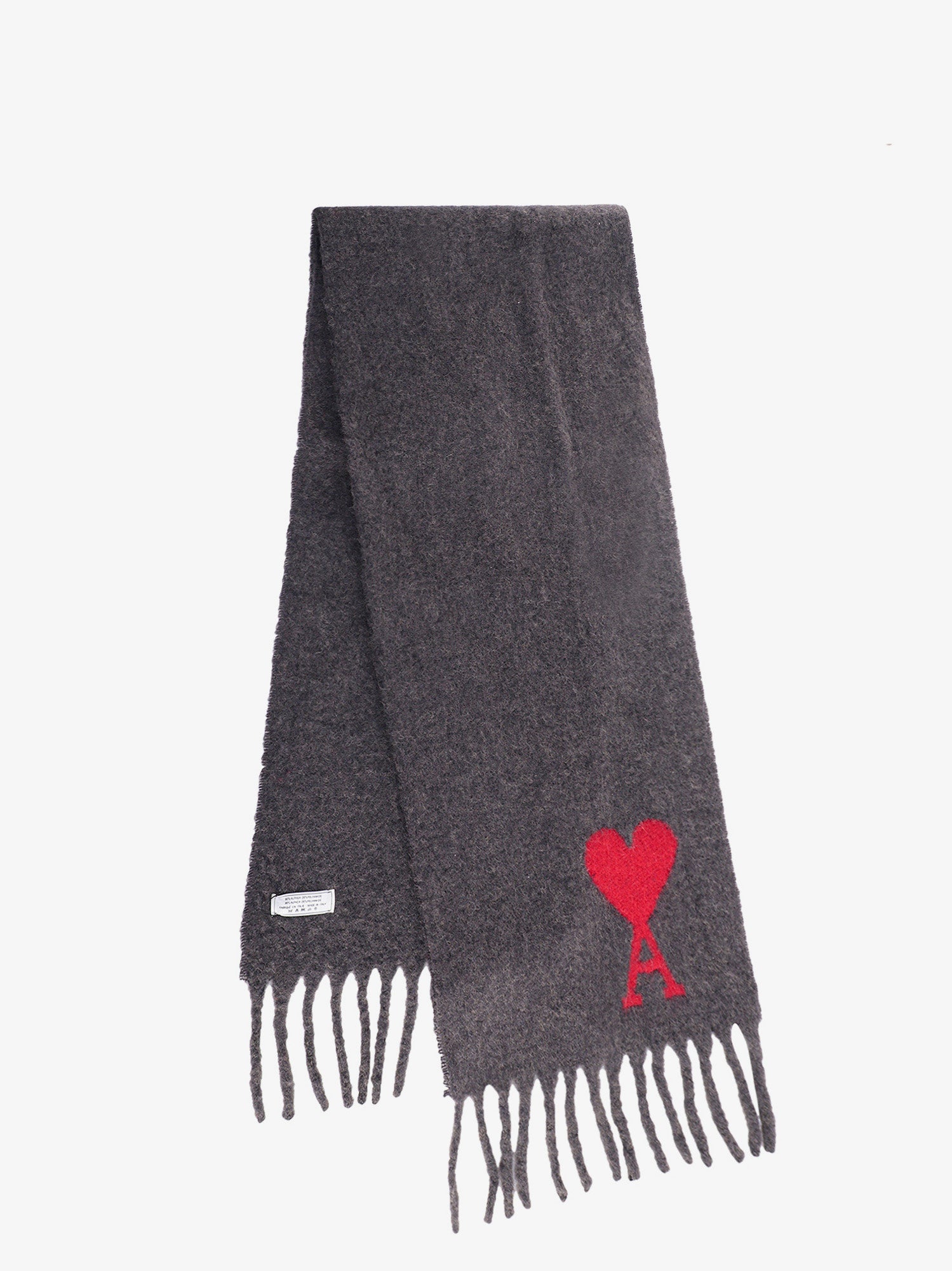 Ami Alexandre Mattiussi Scarf In Grey