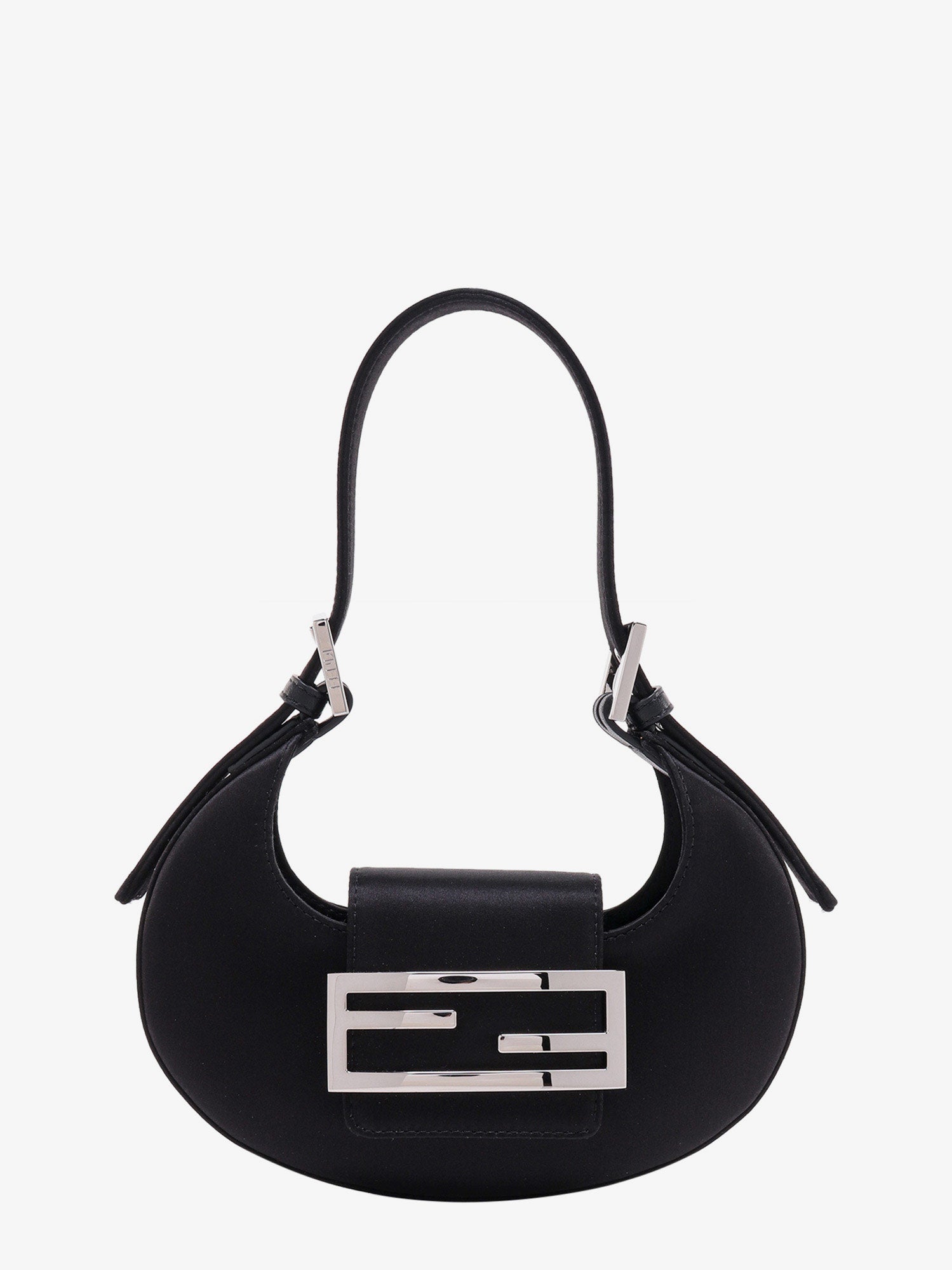 Fendi Cookie Mini Hobo Bag In Black