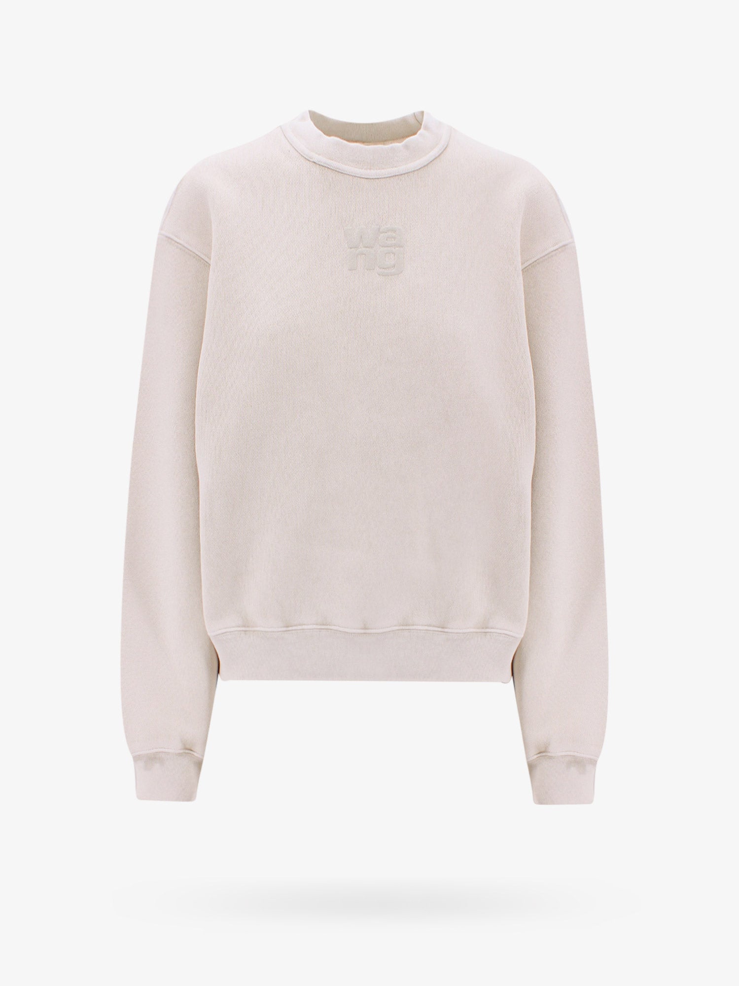 Alexander Wang Foundation Terry Crewneck Sweatshirt in Light