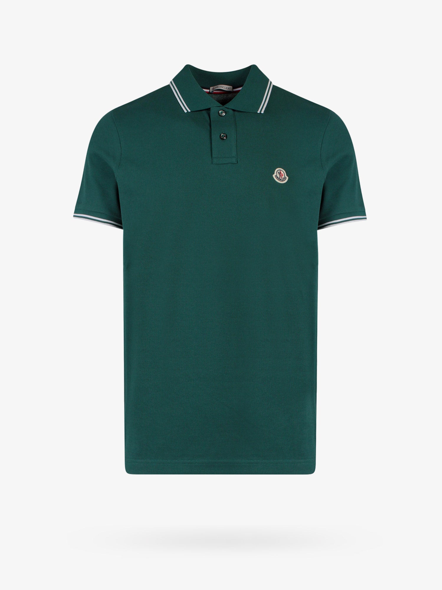 Moncler Polo Shirt In Green