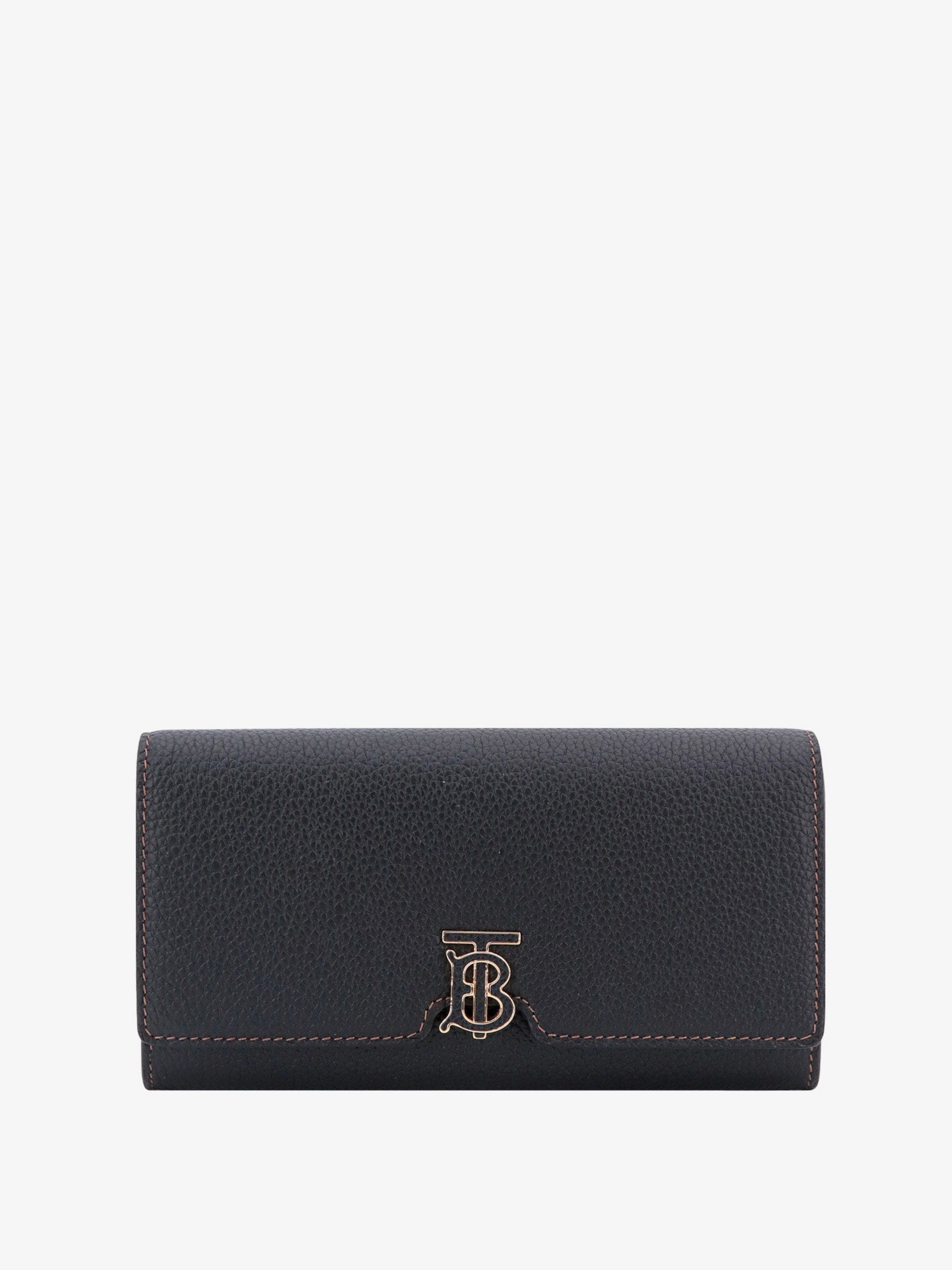 Burberry - Black Leather TB Wallet Uni