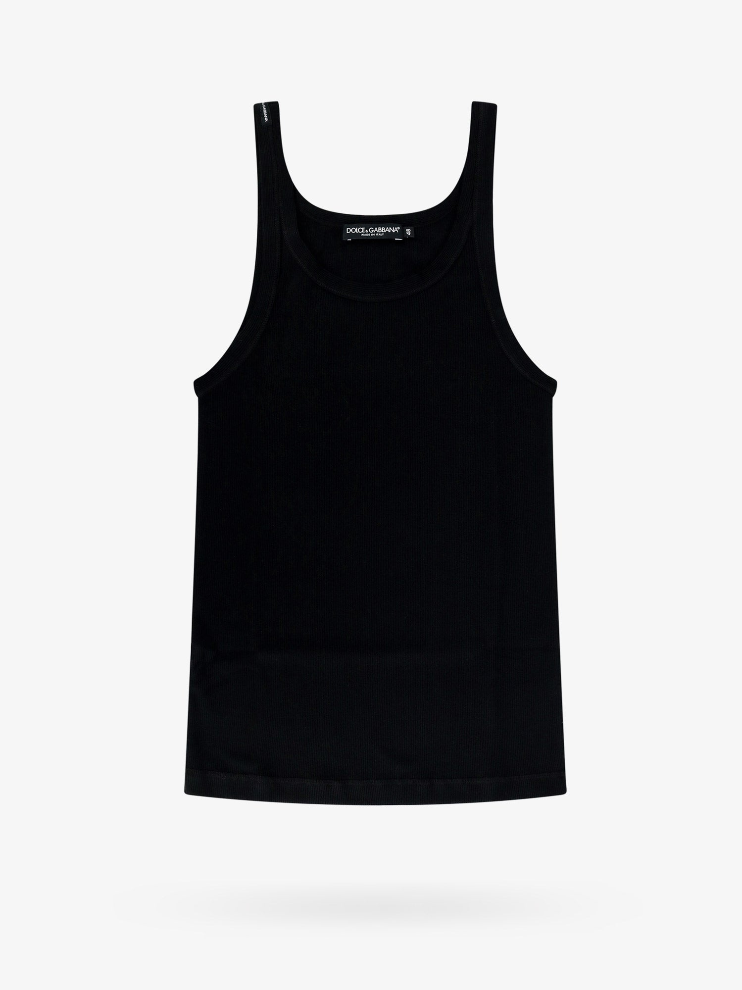 Shop Dolce & Gabbana Tank Top In Black