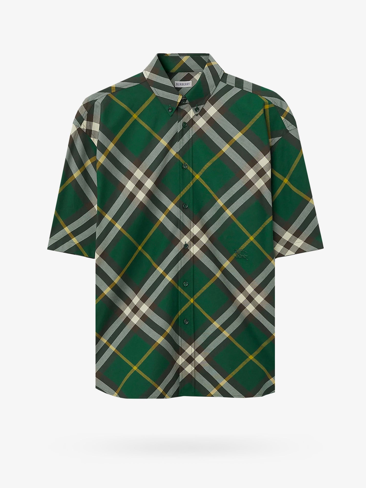 Shop Burberry Shirt In Green