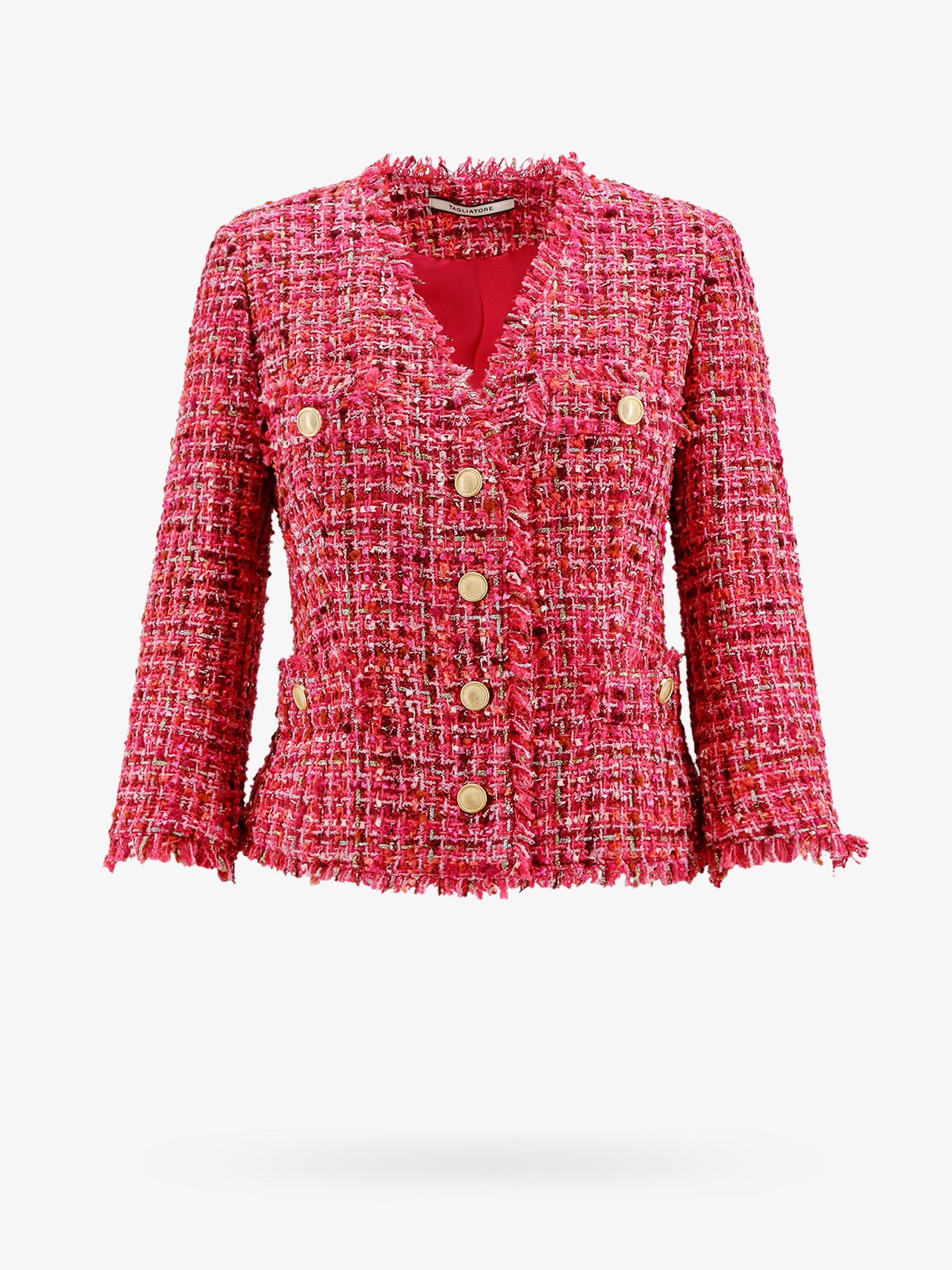 Shop Tagliatore Blazer In Pink