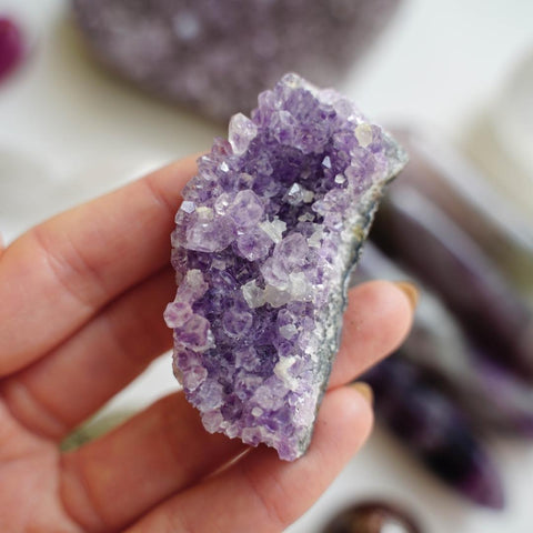 Amethyst Cluster - Essential Crystals for Beginners