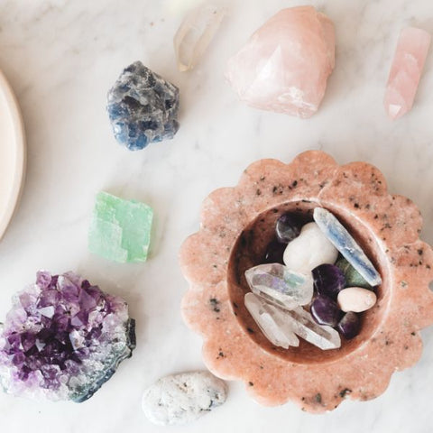 Assorted Healing Crystals on a Table - How to Choose the Right Crystal for You