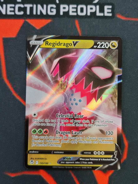  Reshiram V 24/195- Silver Tempest - Pokemon Ultra Rare Card -  Holo Foil : Toys & Games