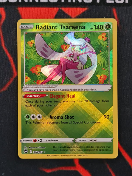  Radiant Alakazam/Radiant Jirachi/Radiant Tsareena - Silver  Tempest 3 Card Lot - 059/195-120/195 : Toys & Games