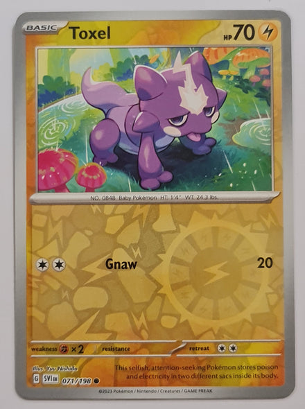 Spiritomb 129/198 Pokemon Reverse Holo 2023 Scarlet And Violet