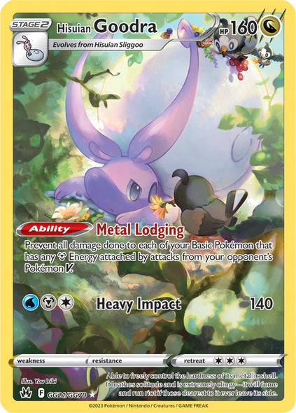 Pokemon - Hisuian Voltorb GG01/GG70 - Crown Zenith - Galarian Gallery -  Holo Rare Card