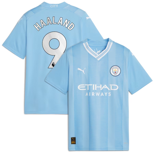 Manchester City Haaland 9 Away Soccer Jersey 2022/23 - Puma Adults Extralarge