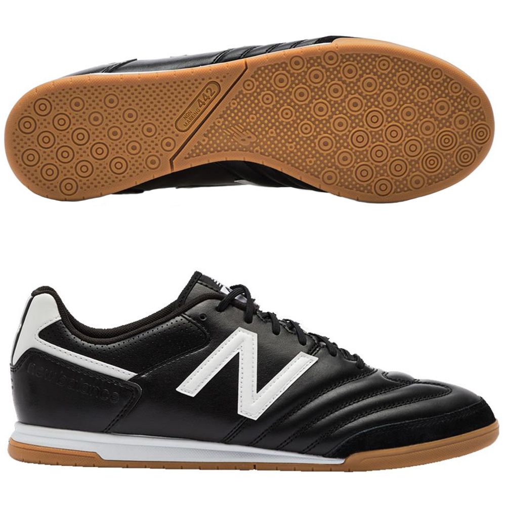 desempleo Motivar retrasar New Balance 442 Team 2E WIDE Indoor Soccer Shoes - Black – Eurosport Soccer  Stores