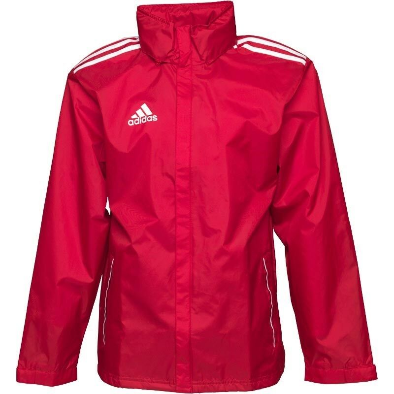 adidas core 11 rain jacket red