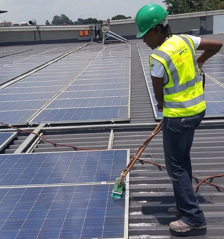 Cleaning Solar Panels