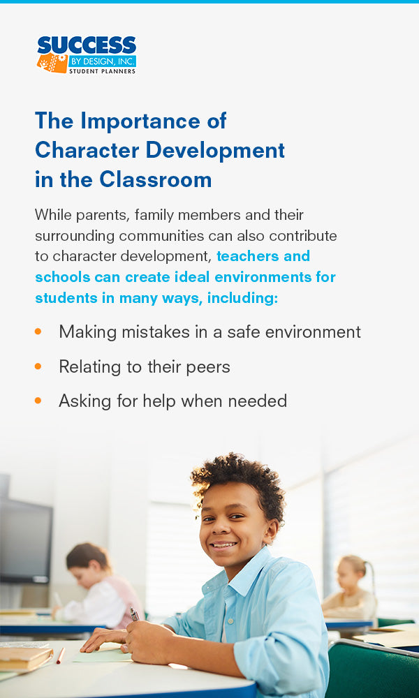 african american boy in classroom