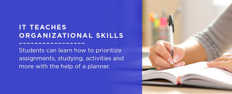Planners teach organizational skills