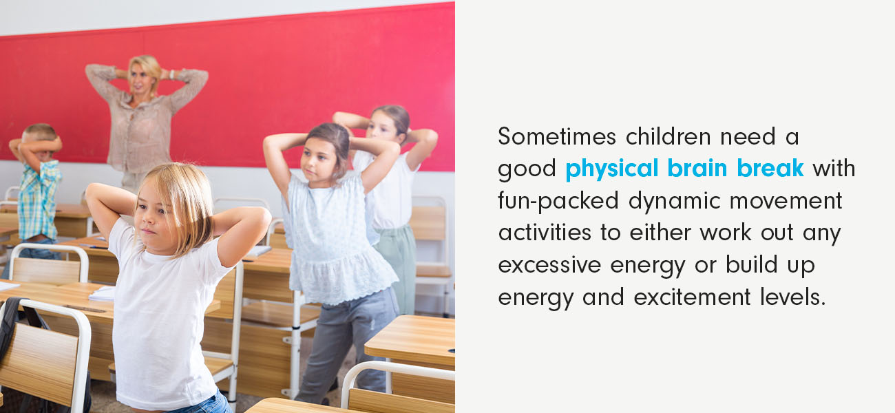 20 Physical Activity Brain Breaks to Energize Your Class