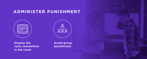 Tips for administering punishment to students.