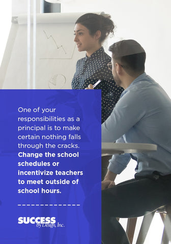 your administrator responsibilities include changing schedules