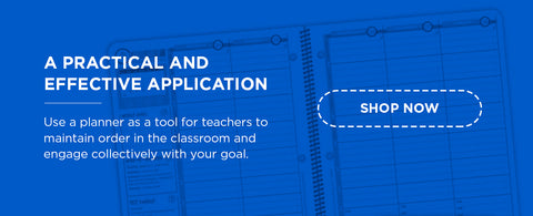 use a planner for teachers to maintain order 