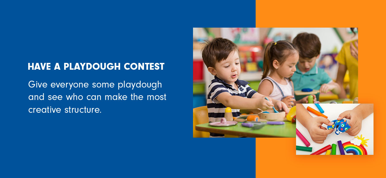 Have a playdough contest