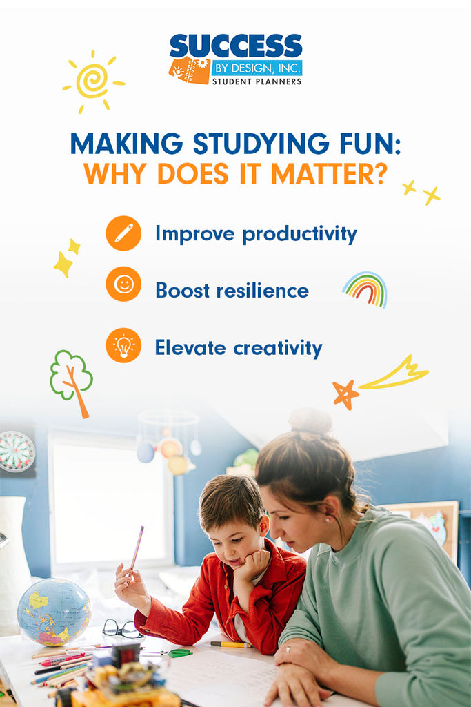 Learn how to make studying fun and receive these benefits