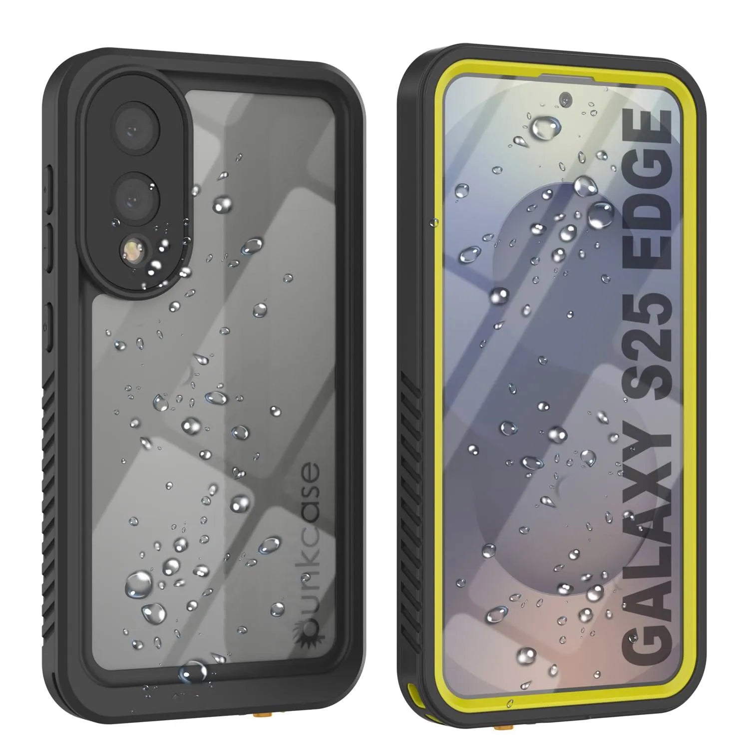 Galaxy S25 Edge Water/ Shockproof [Extreme Series] With Screen Protector Case [Yellow]