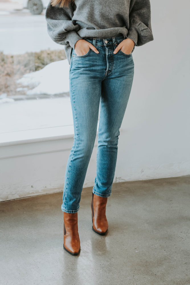 levi's 501 stretch skinny jeans