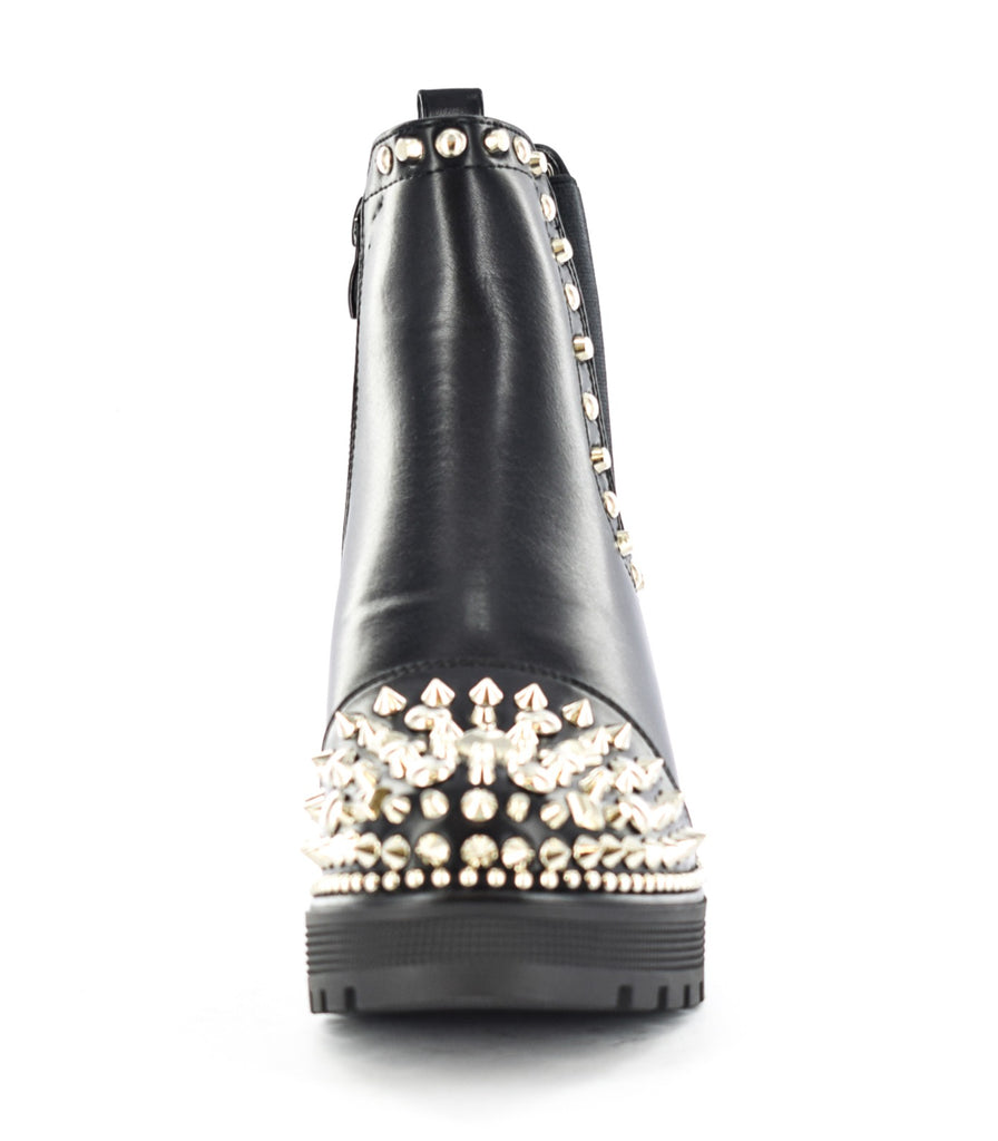 diamante studded ankle boots