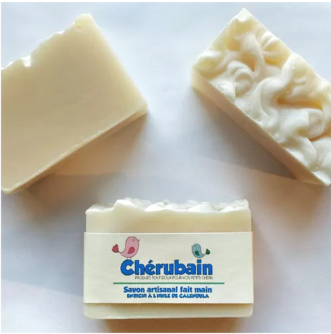 Savon naturel pour bébé petit chérubain